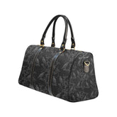 BLACK HOLDALL BAG (Ravens & Blossoms print)